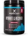 Wilderness Athlete - Hydrate & Recover | Liquid Hydration Powder Electrolyte Drink Mix - Recuperare Più velocemente con Bcaas - Polvere di Hydrate con 1000mg di Vitamina C - 30 Serving Tub (Pomegranato di Fragola)