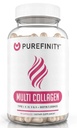 PUREFINITY Collagen Peptidi per le donne – Tipo I, II, III, V & X con acido biotin & ialuronico, Supporta pelle sana, ossa, capelli e chiodi – Non OGM, Grass-Fed (90 capsule, 1 mese di fornitura)