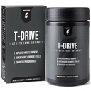 InnoSupps: T-Drive | Testosterone Booster | Amplify Muscle Growth | KSM-66 Ashwagandha, Boron, Fenugreek | 90 capsule