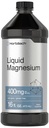Horbaach Liquid Magnesium 16 fl oz | Vital Trace Minerals Complex | con Sulfate, Lithium e Boron | Vegetariano, Non OGM & Gluten