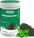 Superficie Arte Organica Spirulina Extra Polvere - Mint Flavoured - 100% Puro - 75 Serve - Superfood - Buon Gusto e Buon Profumo - 10% Clorofilla Bioattiva - Potente Fonte di antiossidanti