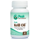 Peak Pure & Natural, Peak Krill Oil Supplement - Better Than Fish Oil for Joint and Heart Health - Krill Oil Brain Supplement - EPA, DHA e Astaxanthin - 60 softgels