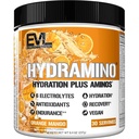 Evlution Nutrition HYDRAMINO Multiplier di idratazione completa, Tutti 6 Elettroliti, Vitamina C & B, Fluid Boosting Aminos, Acqua di cocco, Endurance, Recupero, Antiossidanti, 30 Serve, Mango arancione