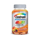 Centrum Multivitamin Gummy per adulti 50 Plus, Sapore assortito, Frutta, 120 Conte