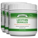Lecitina Granules Supplemento | La polvere di lecitina di soia naturale è un'ottima fonte di Phosphatidyl Choline | Supporto di lattazione, Funzione Immune & Support Brain Health, 16 oz