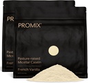 ProMix Nutrition Casein Protein Powder - Grass-Fed, Pasture Raised, Slow Release 25g Casein Micellare - 5.4g BCAAs Gluten Free, Sugar Free, Soy Free - Vanilla, 5lb
