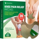 Patch di sollievo del dolore del ginocchio di YOUCOPIA: 36 Contare il pascolo naturale di sollievo di erbe per il muscolo di lunga durata e il sollievo congiunto - Mugwort Arthritis Heat Patches Kit