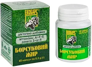 60 Badger Fat capsule Fonte naturale di acidi grassi polinsaturi
