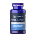 Puritan's Pride One Daily Men's Multivitamin, integratore alimentare per sostenere il cuore e la salute riproduttiva maschile con vitamina A, C, D, E e zinco, alimentazione di 3 mesi, 100 conteggio*