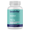 BESTVITE Inositol 750 mg come Myo Inositol (120 capsule vegetariane) - No Stearates - Vegan - Non OGM - Gluten Free