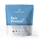 Sprout Living Plant Based Protein & Superfoods Powder, Originale, Non aromaed | Polvere di proteine organiche, Vegan, Non Dairy, Non OGM, Gluten Free, Sugar Free, Perfect Keto Drink Mix (5 lb)