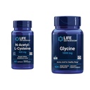 Estensione della vita N-Acetil-L-Cysteine (NAC) & Glycine 1000 mg, promuove il rilassamento, sonno sano, aminoacido, senza glutine, non OGM, vegetariano, 100 capsule