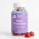 Hunny Bunny Hair Vitamin Biotin Gummies - Integratore Biotina con Vitamina A, C, D, E, B6 – Crescita dei capelli, Pelle, Vitamine Unghie - Non OGM, Gluten Free – 60 Gummies