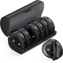 Organizzatore di pillole di TookMag 2 volte al giorno, organizzatore di pillole di medicina, organizzatori settimanali di pillole AM PM Pill Box, grande capacità 7 giorno Pill Box per la medicina/Vitamin/Fish Oil/Supplements (nero)