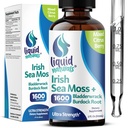 Gocce marine irlandesi - Citrus Berry Flavor - 92+ Minerali essenziali e vitamine - Energia, Pelle, Gut, Recupero - Bladderwrack e Burdock Root - 2 fl. oz