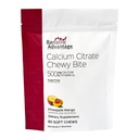 Bariatric Advantage Calcium Citrate Chewy Bites 500 mg - Altamente assorbibile & Digeribile - Vitamina D3 - Facilmente Chewable Calcium Supplement - Ananas Mango - 90 Conte