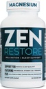 Nutrologia Zen Restore Magnesio Supplemento, 400mg Magnesio Malato Per Dose con vitamina D3, L-teanina, promuove il rilassamento, recupero muscolare & salute surrenale, supplemento ad alto assorbimento, 30 Serve