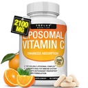 Vitamina Liposomal C 2100mg ad alto assorbimento Fat Soluble VIT C - Supporto Immune Collagen Booster Immunity Defense & Potente Antiossidante, MCT Oil & Sunflower Lecithin, Acido Acsorbico, Vegan Non OGM