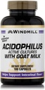 Acidophilus con latte di capra - 100 capsule di mulino a vento