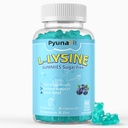 L-Lysine Gummies 1000mg, 5 in 1 Resistenza extra per il supporto immunitario, salute della pelle e del labbro, supplemento di lisina masticabile per adulti bambini, 60 Conte