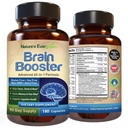 Brain Booster 40-in-1 Formula Supplemento per Focus, Memoria, Clarity, Energy | per gli uomini e le donne, Funzione cognitiva Supporto nootropico con DMAE, Brain Health Formula | (180 Capsule - 90 Day Supply)