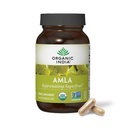 ORGANIC INDIA Amla Capsule Organici - Integratore di vitamina di erbe di Gooseberry indiano, Integratore di Amla, Supporto immunitario, Vegan, Gluten-Free, Ayurvedic, Antiossidante, Non OGM - 60 capsule