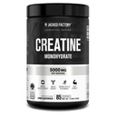Polvere monoidrata della creatina della fabbrica di Jacked 425g - 5g supplemento giornaliero di creatina per gli uomini e le donne, Vegan-Friendly, Testato di terze parti - 85 Servings, non aromaed