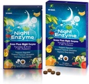 Enzima notturno, Enzimi Multi Digestivi Giornalieri, Frutta di Plum Verde e Verdura con Probiotici, Blocco Di Sollievo, Migliore Qualità del Sonno, Per Uomini e Donne, Promuovi la Salute Digestiva- 30 compresse