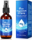 Spruzzo generico dell'olio di magnesio, spray dell'olio di magnesio puro per i piedi, pelle nutriente e promuove il sonno, olio di magnesio Topical 2 Fl.Oz
