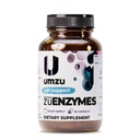 UMZU ZuEnzymes Integratore di enzimi digestivi | 21 Enzimi per il supporto della salute del fegato, la digestione e l'assorbimento dei nutrienti | Aiuta a rompere il lattosio, carboidrati, proteine e grassi (30 giorni di alimentazione | 30 capsule)