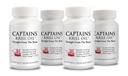 I capitani Pure Antarctic Krill Oil Softgels | Omega 3 EPA, DHA con Astaxanthin & Phospholipids| No Additivi o Chimici | 1000mg per Serving, 60 capsule, 4-Pack