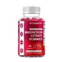 Vitamatic Extra Strength Magnesio Gummies – 255 mg ( Magnesio Elementale) per Serving – 60 Vegan Gummies Supporta Rilassamento, Muscolo & Nerve Funzione, Salute e Produzione Energetica