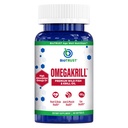 BioTrust OmegaKrill EPA & DHA Omega 3 Supplemento, Fish and Krill olio per fornire il supporto per giunto, cuore, cervello, occhio e pelle (30 Serve)