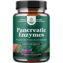 Pancreatin Digestive Enzymes Digestive Digestion for Gut Health - Enzimi digestivi pancreatici per le donne e gli uomini con Protease, Lipasi & Amylase - Bloating, Stomach Health, Fat, Carb & Protein - 60 Count