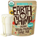 TerraChimp Organic Vegan Protein Powder - con Probiotici - Non OGM, Dairy Free, Non Whey, Plant Based Protein Powder per Donne e Uomini, Gluten Free - 26 Servings 32 Oz (Plain & Unsweetened)