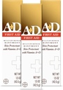 A+D First Aid Ointment, Multipurpose Dry Skin Moisturizer e Skin Protectant, 1.5 Oz (Pack of 3)