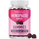 Supporto di menopausa Gummies | Rilievo di bilanciamento dell'ormone per flash caldi, maglioni notturni, mood Swings, & Bloating | con Phytoestrogen Soy, Vitamina D3, PABA, Biotin | Vegetariano, senza glutine | 60 Conte