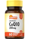 Sundance CoQ10 200mg Softgels | 60 Count | con estratto di pepe nero | Non OGM & Gluten