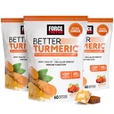 Migliorare il supporto congiunto curcumico per la salute congiunta extra-forza, con curcumina curcuma erborica HydroCurc con pepe nero per l'assorbimento superiore, Splash di frutta, 180 Cuciture morbide