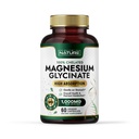 Costruito da Natura Magnesio Glycinate 1000mg – Alto assorbimento Magnesio Supplemento – 100% Chelated, Gentle on Stomach - Muscolo, Cuore, Bone & Relax Support - Non-GMO, Vegan - 60 capsule