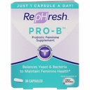 RepHresh Pro-B Vaginal Probiotic Feminine Supplemento Una bottiglia 30 conteggio