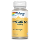 SOLARAY Vitamina D3 10000IU (250 mcg) - Alta Potenza Vitamina D - con VIT D3 come Cholecalciferol - Forte Bones e Integratore di Supporto Immune - Garanzia di 60 giorni, 60 Serve, 60 VegCaps
