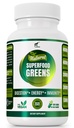 Organic Vegan Super Greens Capsule con Ashwagandha - Supporto immunitario con tutti i nutrienti naturali Clorella, Moringa, Spirulina, Turmerico, Kale. Migliorare la digestione, aumentare l'energia - Pillole Detox