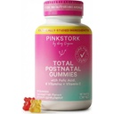 Gummie di Vitamina Postnatale Rosa di Stork - Multivitamina per il recupero di Postpartum e il supporto di Lattazione - Acido Folico, B6, & Vitamina C - Postpartum Essentials - Vitamine 60 Gummy