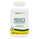 NaturesPlus Multivitamina masticabile per adulti - 180 compresse vegetariane - Sapore di ananas - Integratore alimentare naturale per la salute generale, energia - senza glutine - 180 porzioni