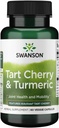 Swanson Hiactives Tart Cherry & Turmeric 60 Veg Capsule