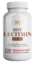 Lecitina di LFE di HEALTH 1200mg, alta potenza, 120 Softgels, combinazione naturale di acidi grassi essenziali per sostenere il cervello & Nerve Funzione- Lecitina di grado alimentare, 1200mg per porzione, supplemento dietetico