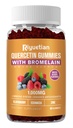 Quercetina con Bromelain, Zinc & Vitamina C - Cardiovascolare,Aging Support Chewable Vitamins -Vegan - Pure Quercetin per bambini e adulti - Non OGM 60 Conte