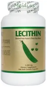 NCB 2 bottiglie Lecitina, 1200mg 200 Softgels/Bottle