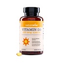 NatureWise Vitamin D3 4000iu (100 mcg) 1-anno di alimentazione per il supporto immunitario, la funzione muscolare sana e la salute di ossa - Non OGM, senza glutine in olio extra vergine di oliva biologico, (Mini Softgel), 360 conte